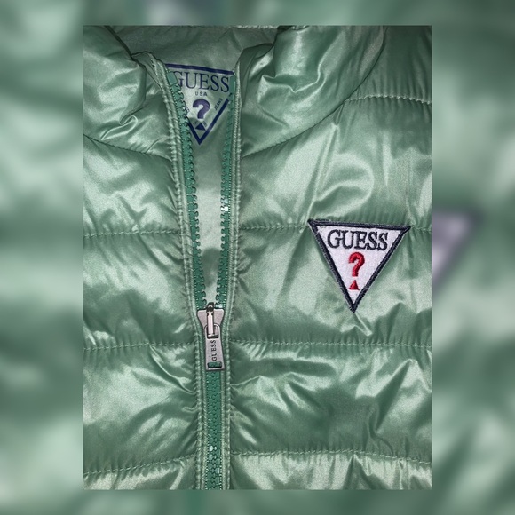 Guess Kids USA Washed Jeans Vest Jacket - Picture 3 of 3